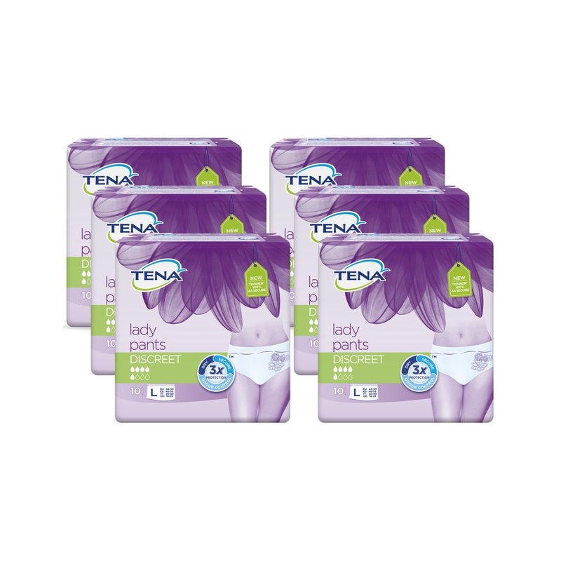 TENA Lady Pants Discreet Large (6x10 Stk), 46,20