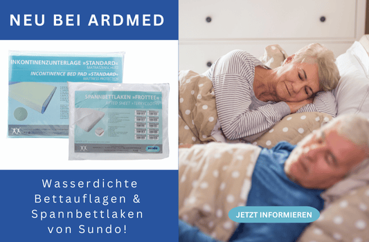 Sundo-Bettauflagen und Spannbettlaken – hygienisch, komfortabel und langlebig. Jetzt neu bei ARDMED! - Sundo Bettauflagen &amp; Spannbettlaken | Hygienisch &amp; komfortabel