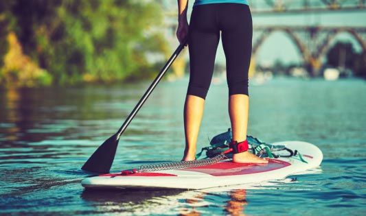 Stand Up Paddling super Ganzkörpertraining - auch bei Inkontinenz