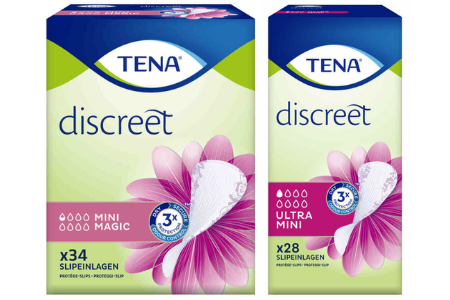 TENA Discreet Mii Magic und Ultra Mini