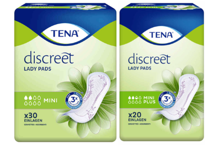 TENA Discreet Mini und Mini-Plus