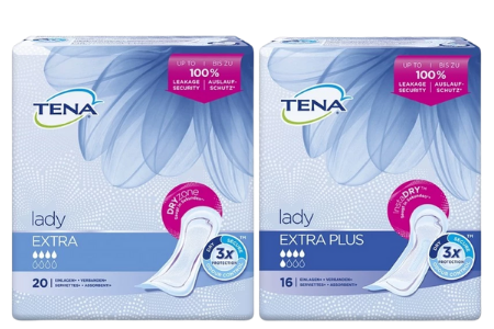 TENA Lady Extra und Extra Plus 