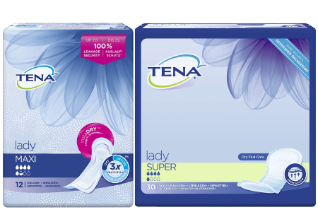 TENA Lady Maxi und TENA Lady Super