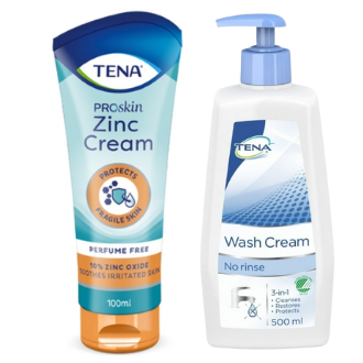 TENA Zinc Cream + Wash Cream