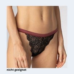 Damenslip nicht geeignet