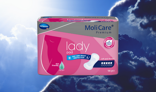 MoliCare Premium lady pad 5 Tropfen - Neuer Claim: DAY AND NIGHT PROTECTION