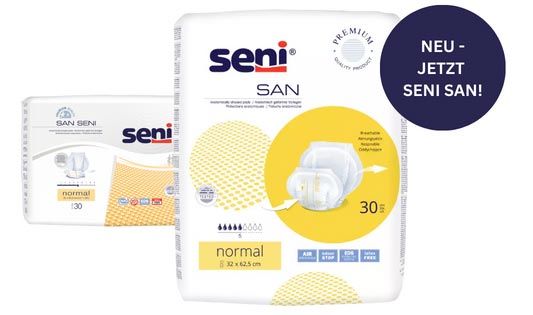 Aus San Seni wird Seni San - neues Verpackungsdesing