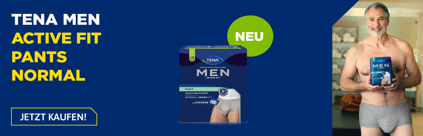 TENA Men Pants Active Fit Normal - Neu im Sortiment 