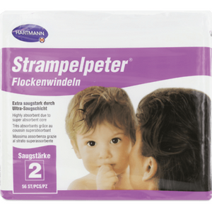 Strampelpeter Flockenwindeln Saugstärke 2
