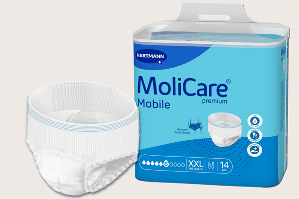 MoliCare Premium Mobile Pants 6 Tropfen XXL - Packung und Pants