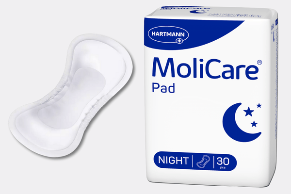 MoliCare Pad Night Packshot und Produkt