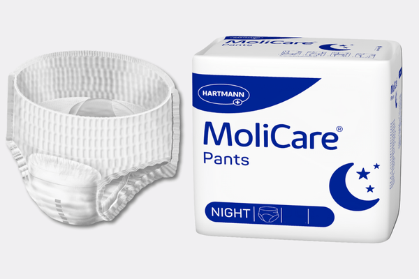 MoliCare Pants Night Packshot und Produkt