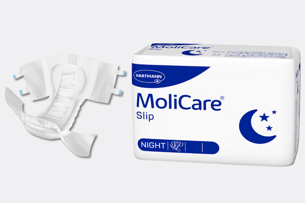 MoliCare Slip Night Packshot und Produkt