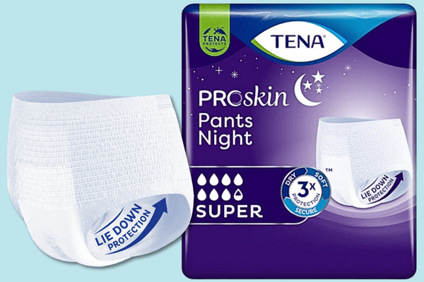 TENA Lady Pants Super Night Packshot und Produkt