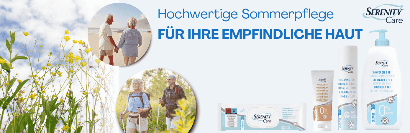 Banner Desktop Serenitiy Care Hautpflege im Sommer