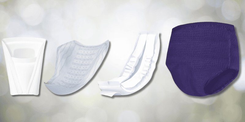 Auswahl Inkontinenzmaterial für Männer - Produktansicht