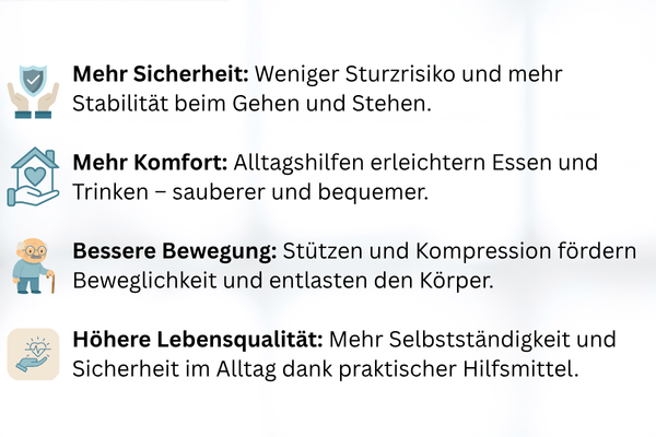 Vorteile von Alltagshilfen Grafik