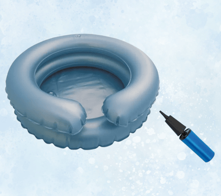 Badehilfen - Haarwaschwanne mit Pumpe 