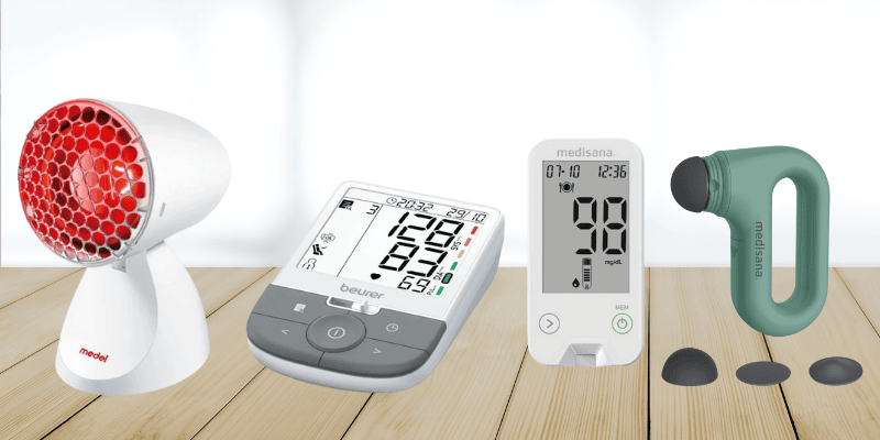 Medizinische Geräte von Beurer, Medisana und Medel