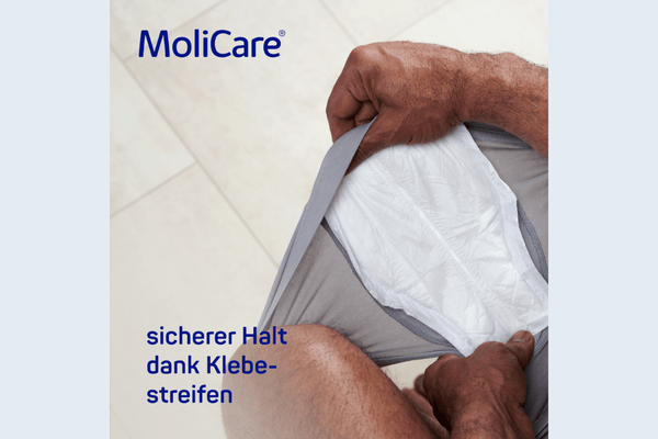 Sicherer Halt dank Klebestreifen - Einlagen für Männer