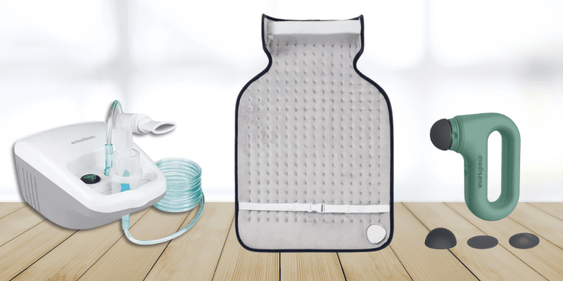Inhalator, Rückenwärmer, Massagegerät von Medisana