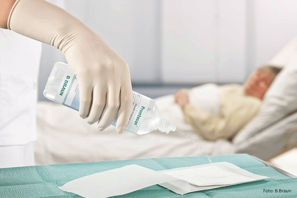 Anwendung Medizinische Waschlotion
