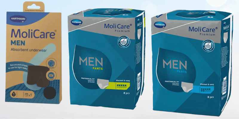 MoliCare Men Pants waschbar und Einweg - Packungen
