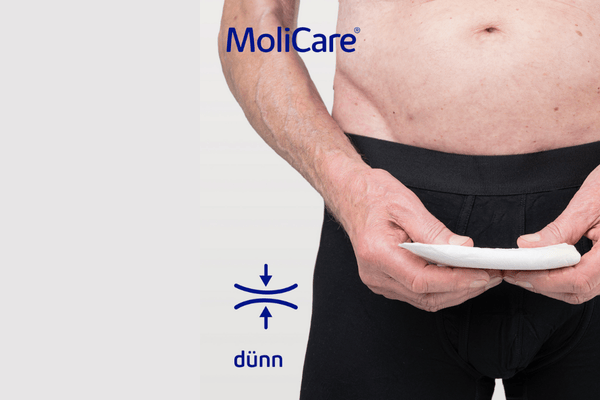 MoliCare Premium Men Pad dünn und flexibel