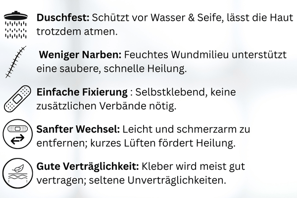 Vorteile Pflaster Grafik