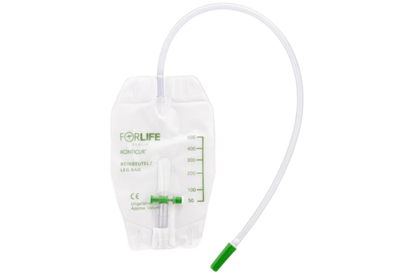 Urinbeutel / Beinbeutel Bestseller Konticur Beinbeutel 500 ml - 50 cm Schlauch