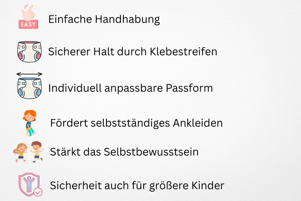 Vorteile große Kinder in Windeln / Windeln für große Kinder
