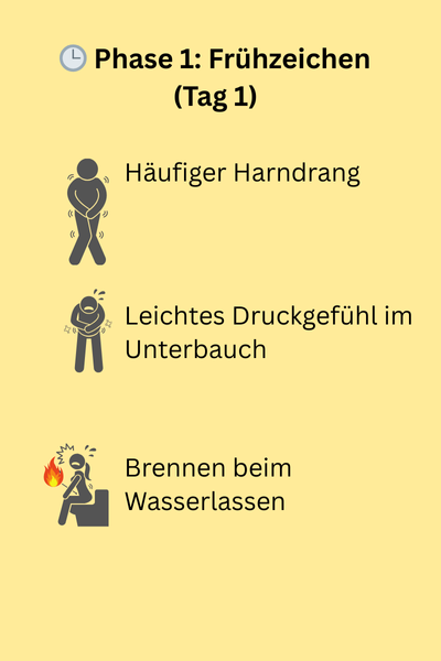 Phase 1 Blasenentzündung