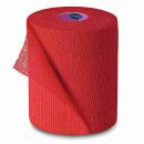 Peha-haft Color Latexfrei koh&auml;sive Fixierbinde rot 6 cm x 20 m