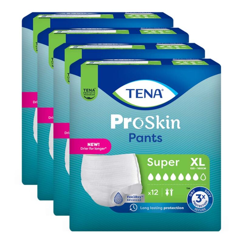 TENA Pants Super XL (4x12 Stk), 53,60