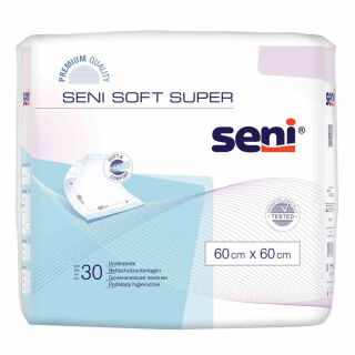 Seni Soft Super Krankenunterlagen 60x60cm (30 Stk)