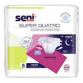 Super Seni Quatro Gr. Small (10 Stk)