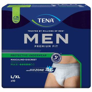 TENA Men Pants Premium Fit Maxi L / XL (10 Stk)
