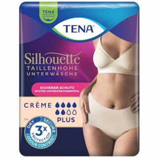 Kopie von TENA Silhouette Plus Creme Inkontinenzslip