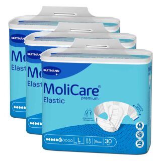 MoliCare Premium Elastic 6 Tropfen L (3x30 Stk)