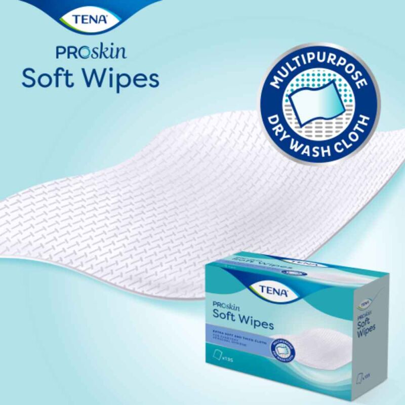 Comprar Tena Toallitas Soft Wipe 135 Unidades Online