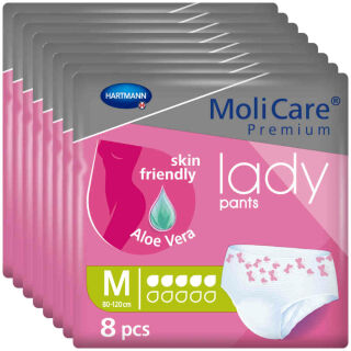 MoliCare Premium Lady Pants 5 Tropfen M (8x8 Stk)