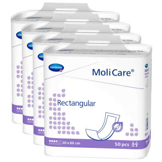 MoliCare Rectangular 4 Tr. 20 x 60 cm (4x50 Stk)