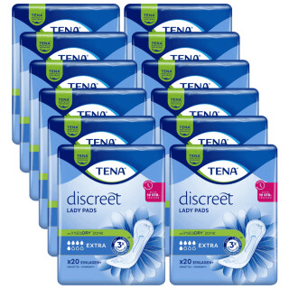 TENA Lady Discreet Extra mit InstaDry Zone (12x20 Stk)