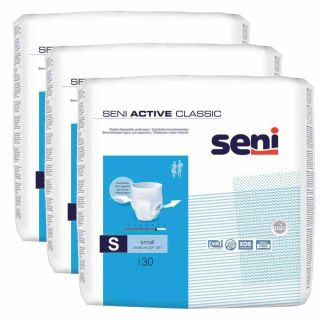 Seni Active Classic Pants Small (3x30 Stk)
