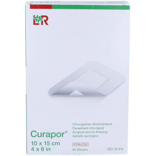 Curapor Wundverband steril 10 x 15 cm (50 Stk)