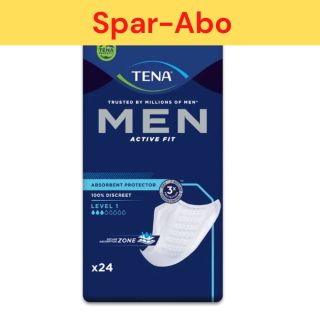 Spar-Abo: TENA Men Active Fit Level 1 (24 Stk) 1x im Monat