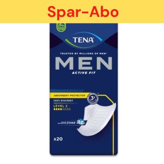 Spar-Abo: TENA Men Active Fit Level 2 (20 Stk) alle 2 Monate