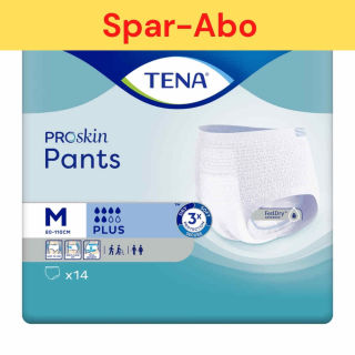 Spar-Abo: TENA Pants Plus Medium (14 Stk) alle 2 Monate