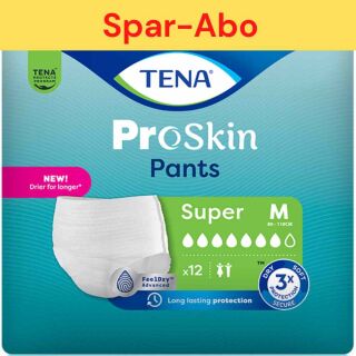 Spar-Abo: TENA Pants Super Medium (12 Stk) 1x im Monat