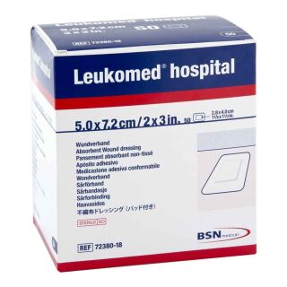 Leukomed Wundverband 7,2 x 5 cm (50 Stk)